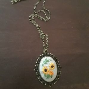 Handmade Embroidered Necklaces